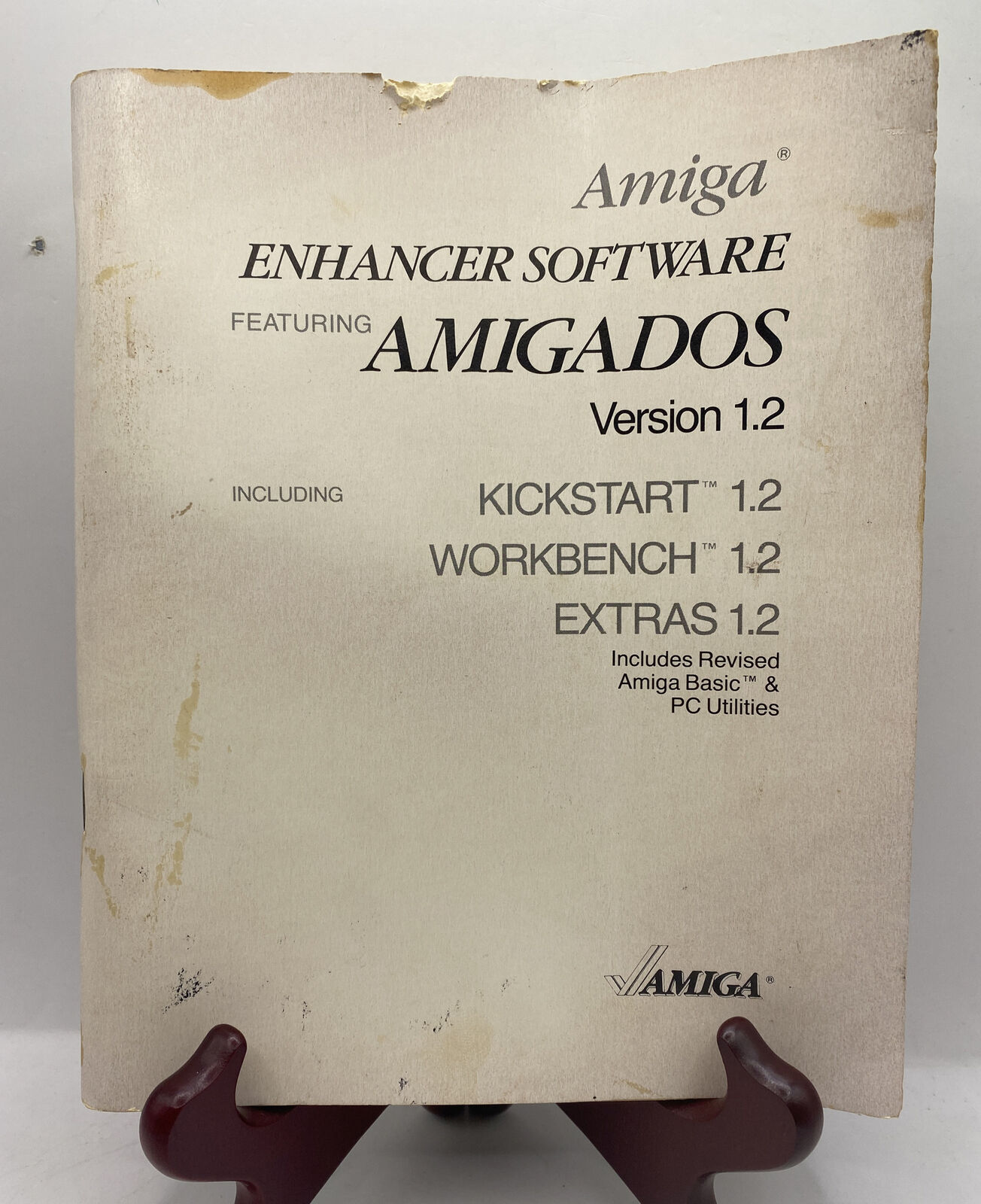 Amiga Enhancer Software, Featuring AmigaDOS 1.2, Commodore Amiga, Manual Only