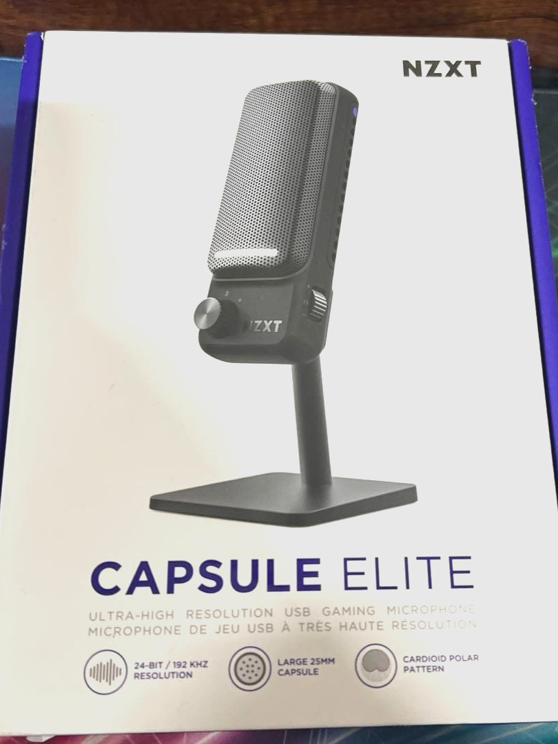 NZXT Capsule Elite AP-PUMIC-B1 USB Gaming Microphone Black Condenser JAPAN