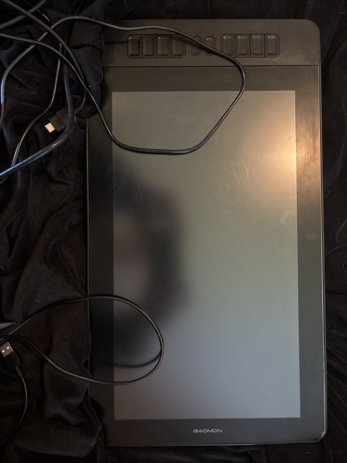 GAOMON PD1560 display Pen Drawing Tablet TESTED AND WORKING