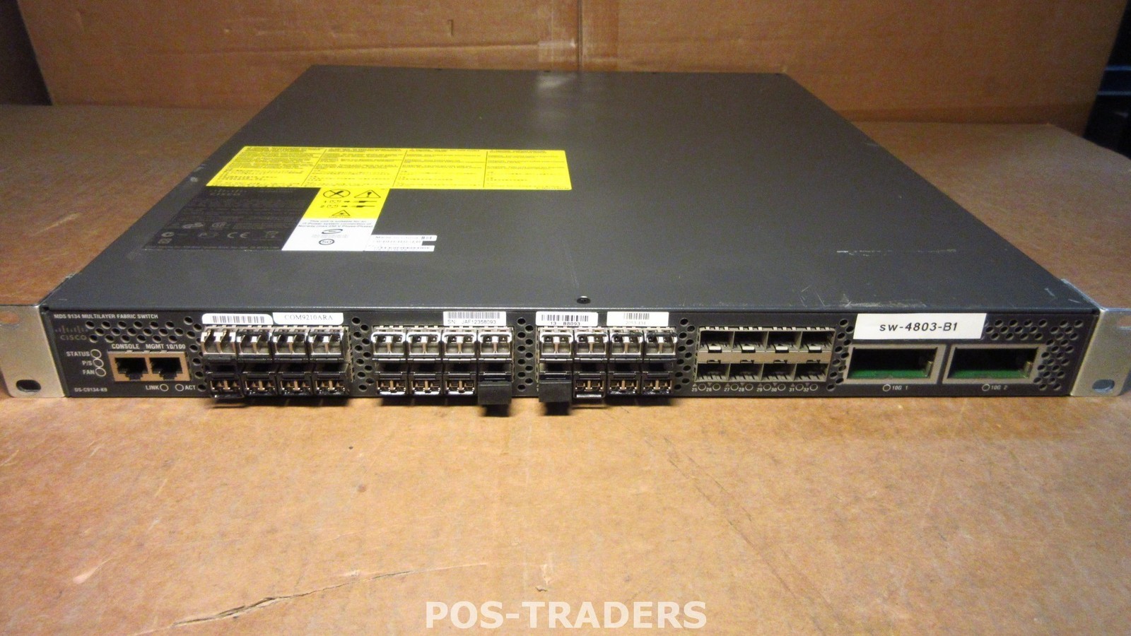Cisco MDS 9134 32-Port Multilayer Fabric Switch DS-C9134-K9 INCLUDING 24X SFP'S