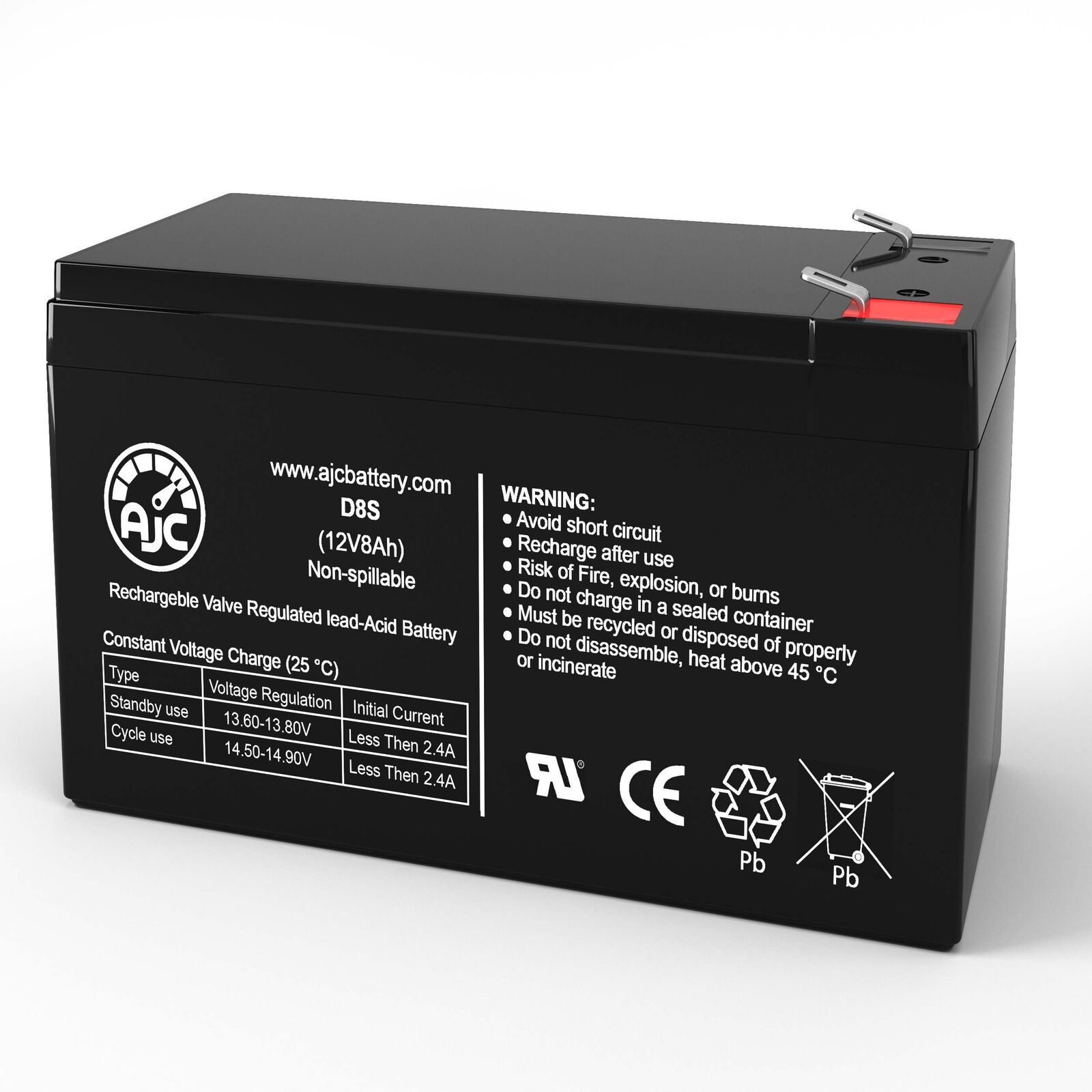 APC BN1100M2 BACK-UPS PRO 1100VA 120V 12V 8Ah UPS Replacement Battery