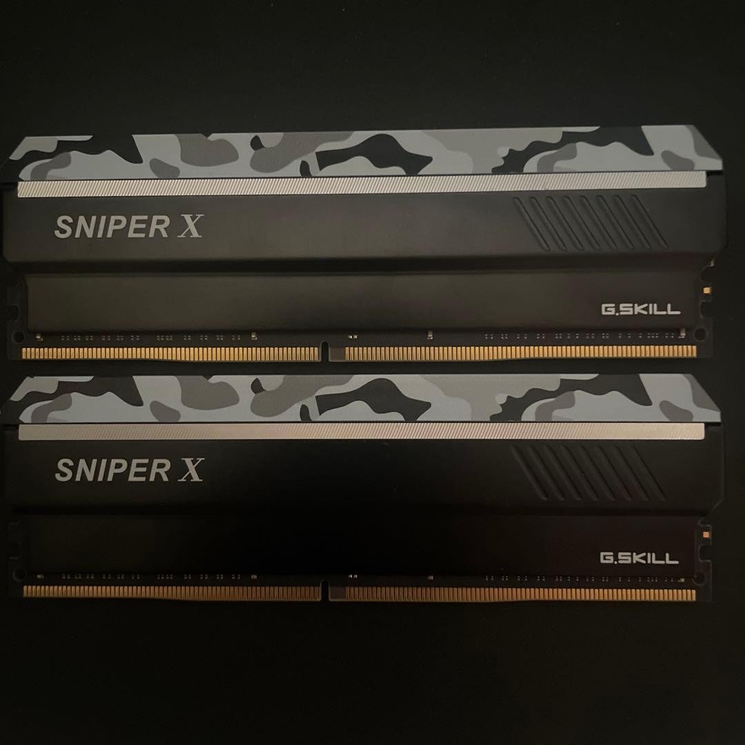 G.SKILL SNIPER X DDR4-3600 32GB (16GBx2) Desktop RAM with Camouflage Heatspread