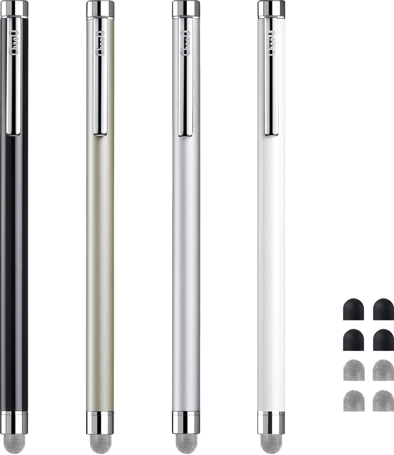 Stylus Pens for Touch Screens, Chaoq 4 Pcs Mesh Fiber Stylus |
