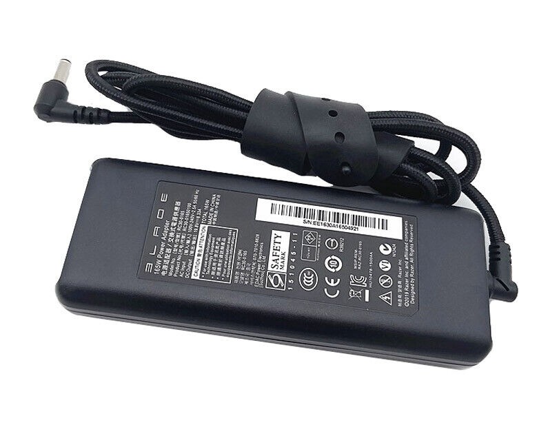 Razer 165W AC Adapter Laptop Charger 19.8V 8.33A 5.5x2.5mm - Tested Working