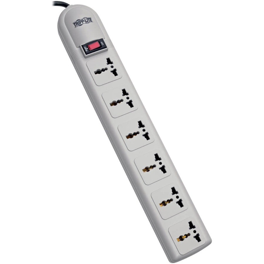Tripp Lite International Surge Protector Power Strip 230V 6 Univeral Outlet