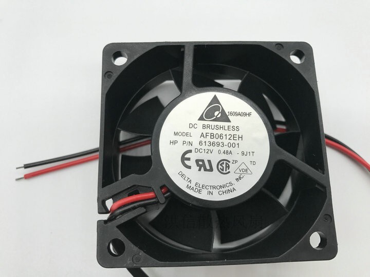 Delta 6025 AFB0612EH 6cm 12V 0.48A 60*60*25MM 60mm Ball Cooling Fan