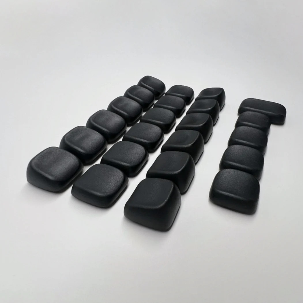 KLP Lamé PBT Low Profile Keycaps for Kailh Choc V1 V2 MX Switches 46/60 Keys