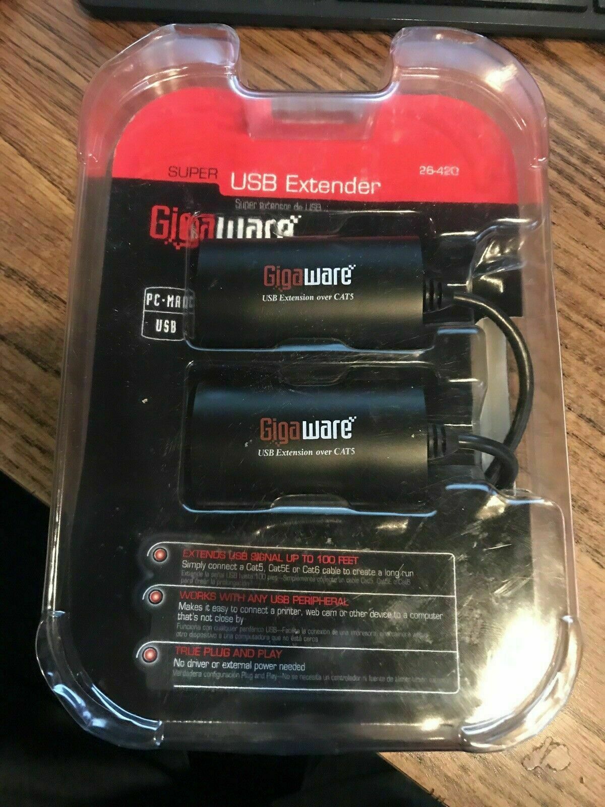 Gigaware Super USB Extension over CAT5 - (26-420) 