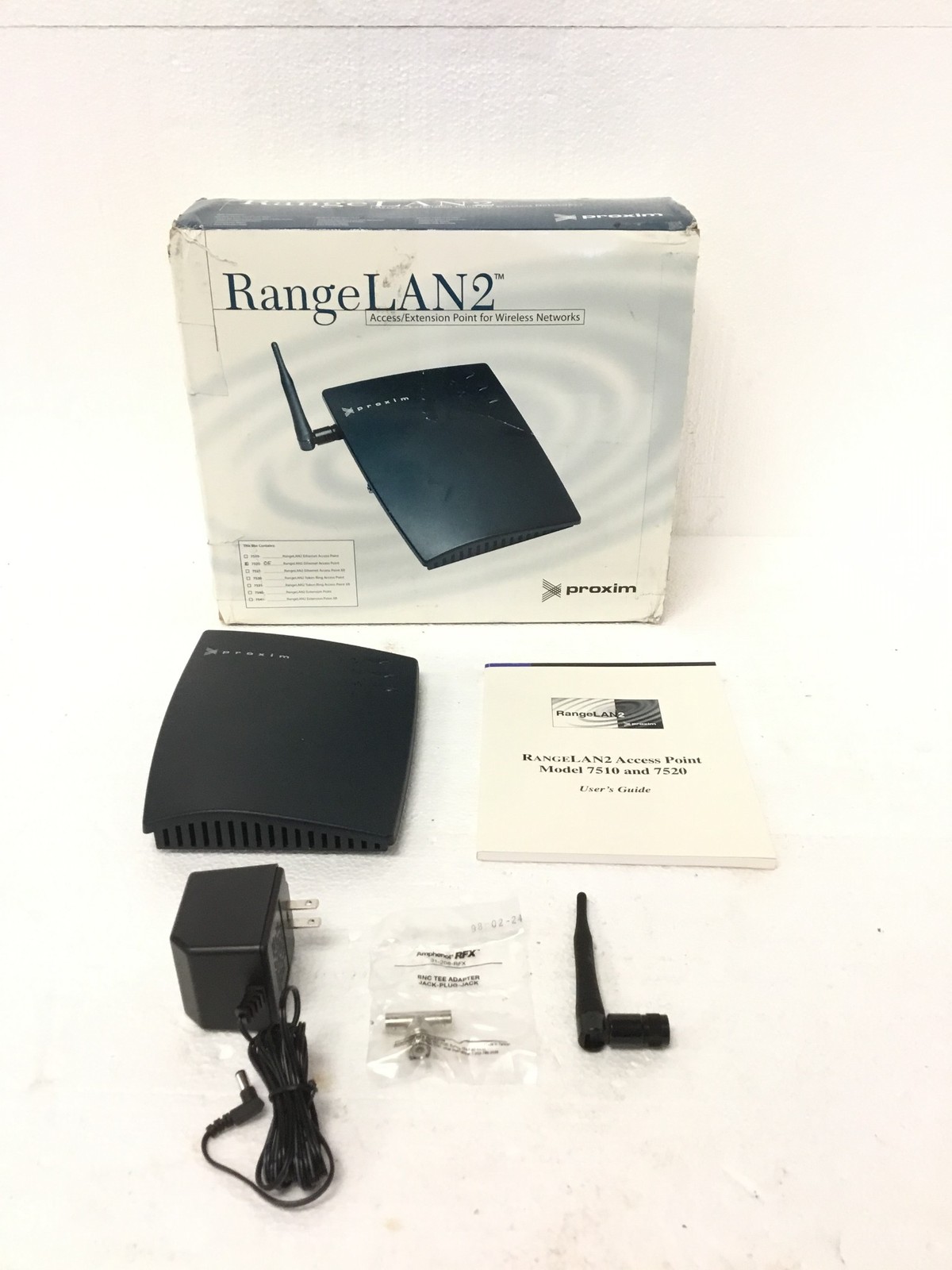 NEW Proxim RangeLAN2 7520 Wireless Access Point w/ Adapter Antenna 