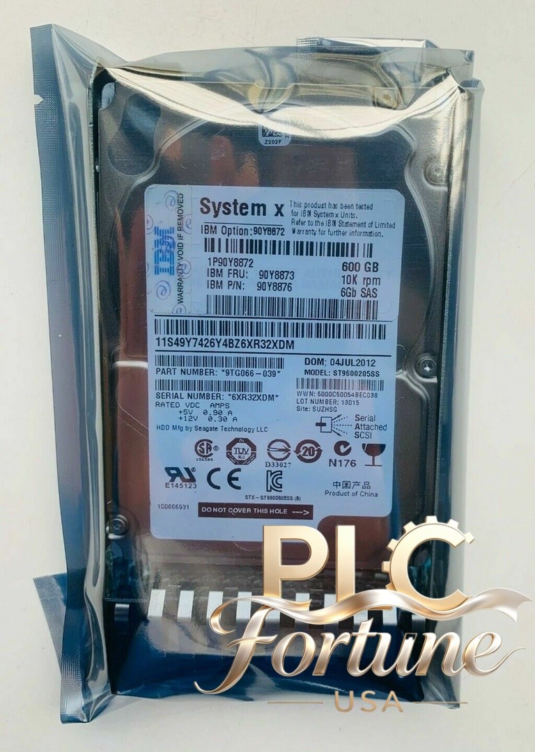 New IBM 90Y8872 600GB 10K SAS 6G 2.5" HDD Hard Drive 90Y8876 90Y8873
