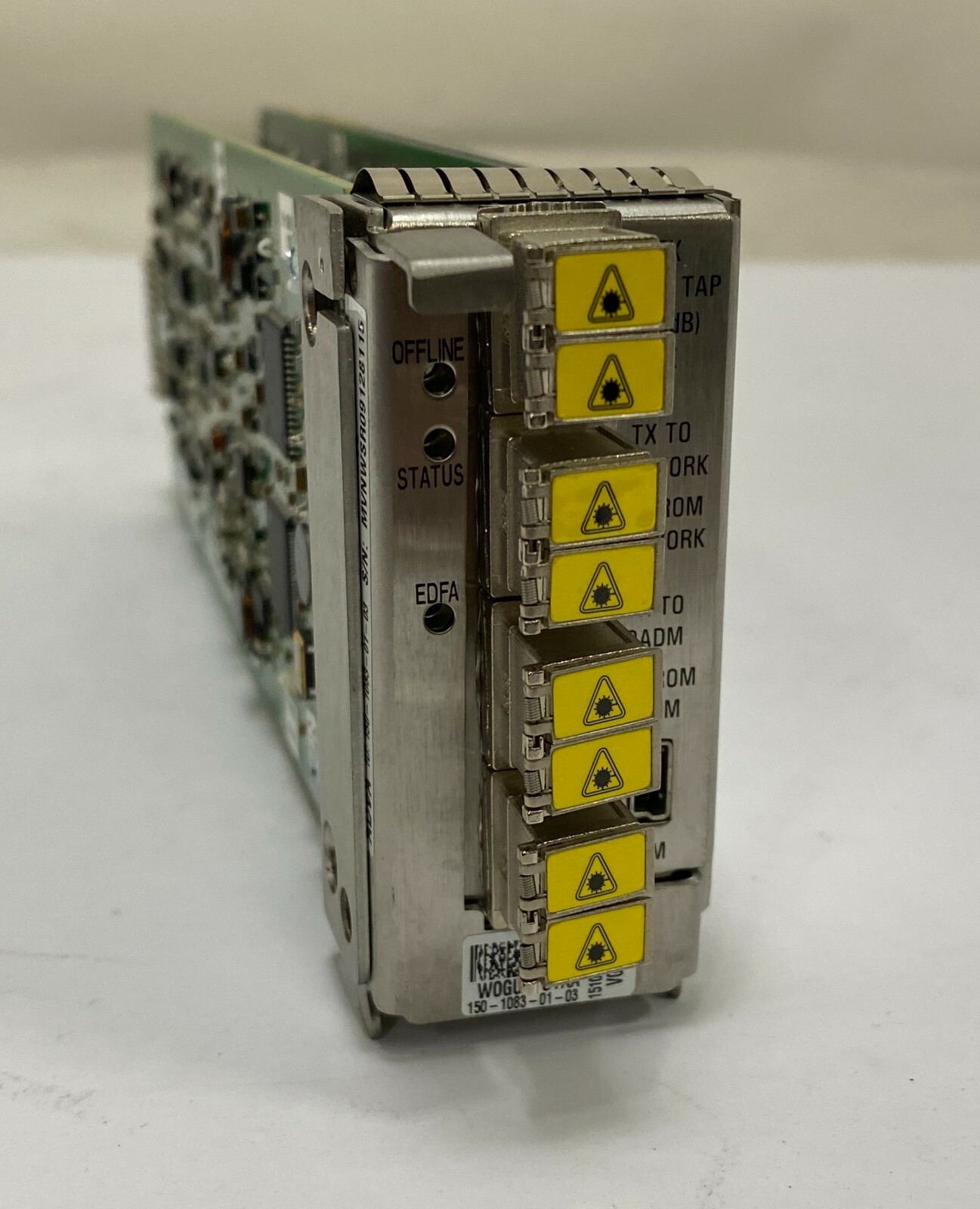 ADVA MOVAZ 150-1083-01-03 FSP 3000RE OLD VG3520 EDFA 1510 OSC 4 PORT FIBER MODUL