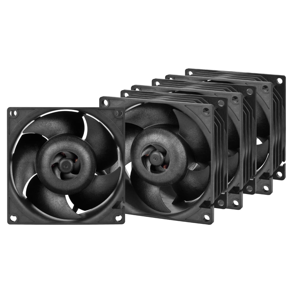 ARCTIC S8038-7K (4 Pieces) - Fan, 80x80x38 mm, 500-7000 RPM, PWM Regulated, 4-pi