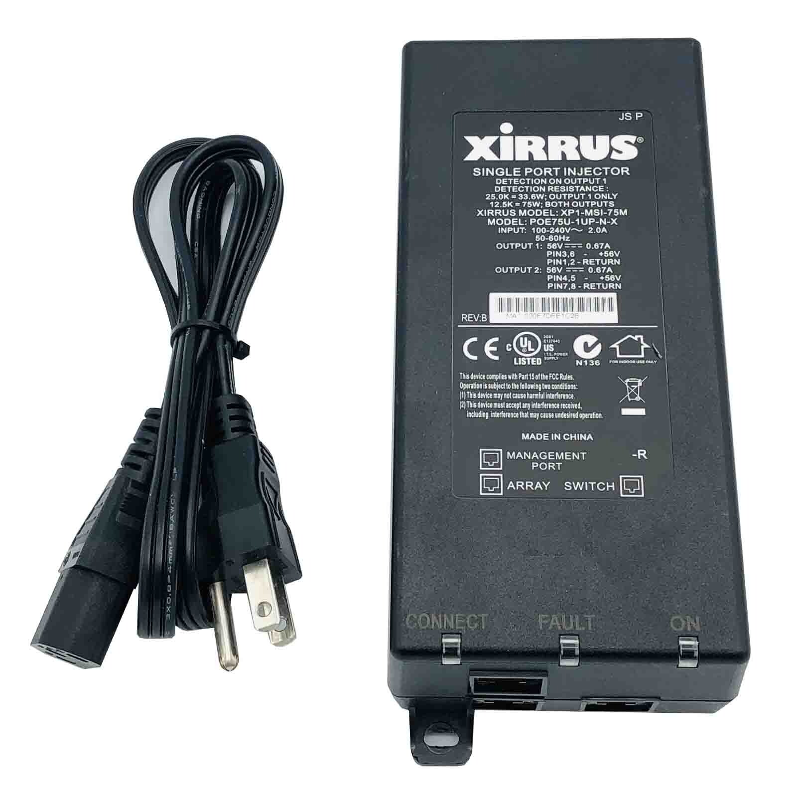 NEW Genuine Xirrus PoE 56V Power Injector 802.3at for Cisco Meraki MA-INJ-4-US
