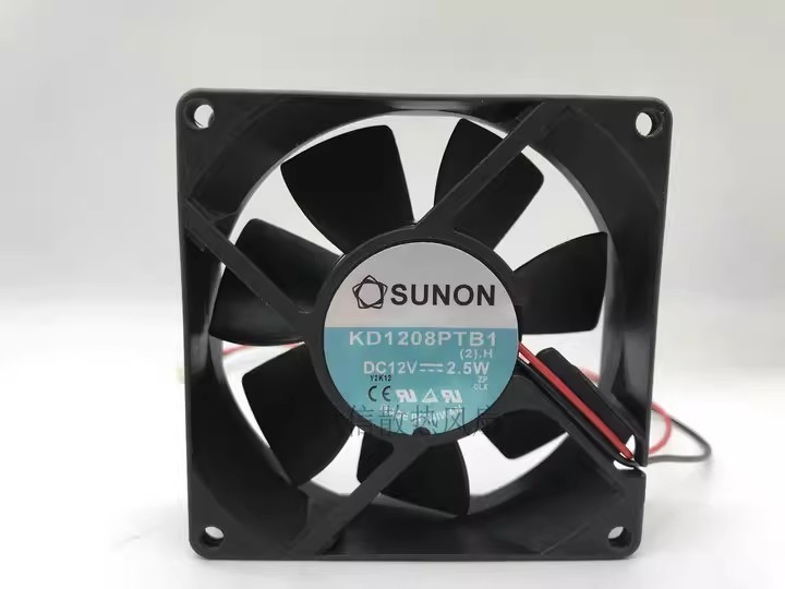 1PCS Genuine SUNON KD1208PTB1 8025 DC12V 2.5W 8cm Case Fan
