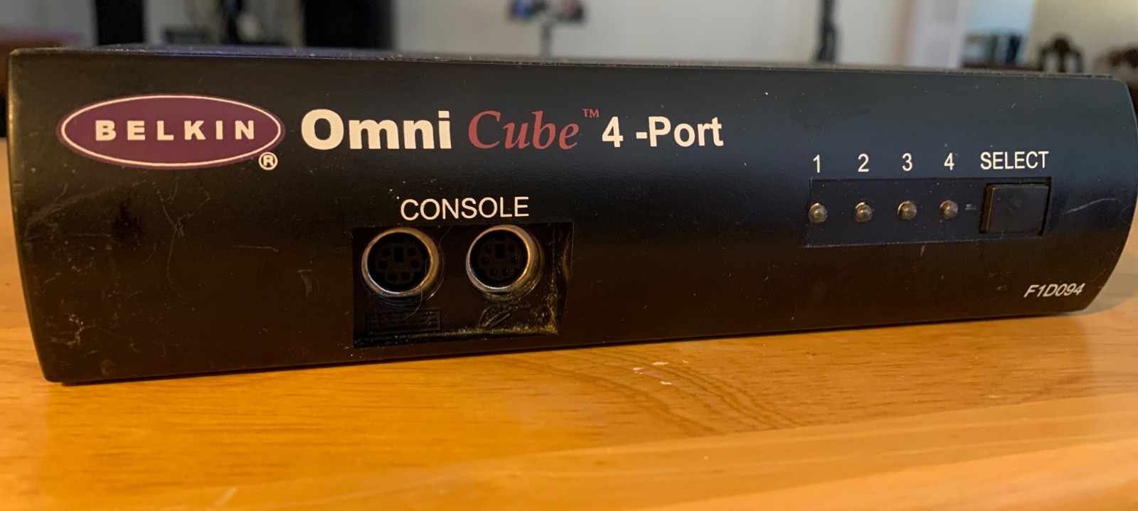 BELKIN Omni Cube Four Port External KVM Switch, F1D094 - No Power Supply