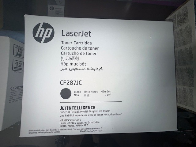 HP 87X CF287X High-Yield Original Black Toner Cartridge 19500Pages