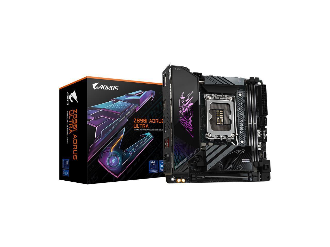 GIGABYTE Z890I AORUS ULTRA Ultra Core (Series 2) LGA 1851, Mini-ITX, DDR5, 2x M.