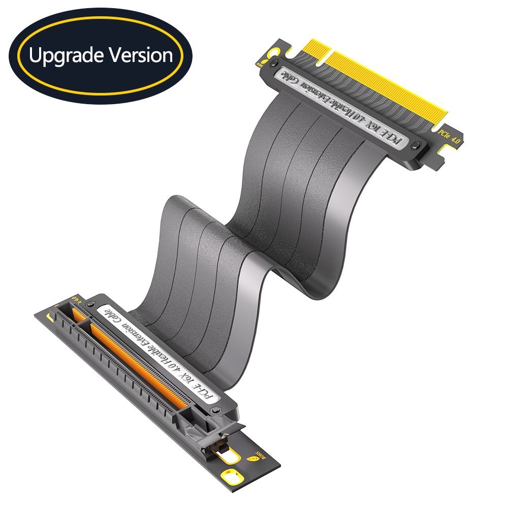 PCIE 4.0 16X Riser Cable Graphics Card Extension Cable 20cm (90/180/360 Degree)
