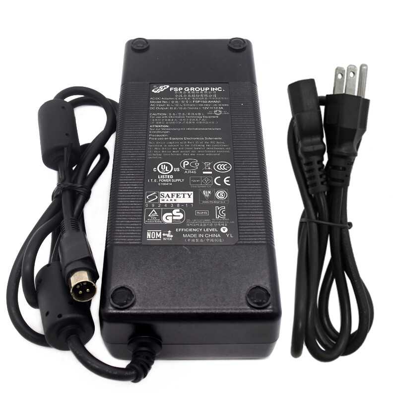Genuine QNAP TS-409 TS-410 TS-412 TURBO NAS Monitor Power Supply AC Adapter 