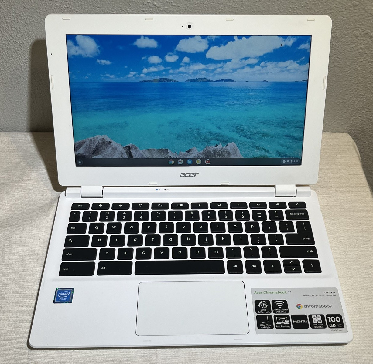 Acer Chromebook 11 CB3-111-C670 11.6" 2GB 16GB w/Charger Excellent Condition
