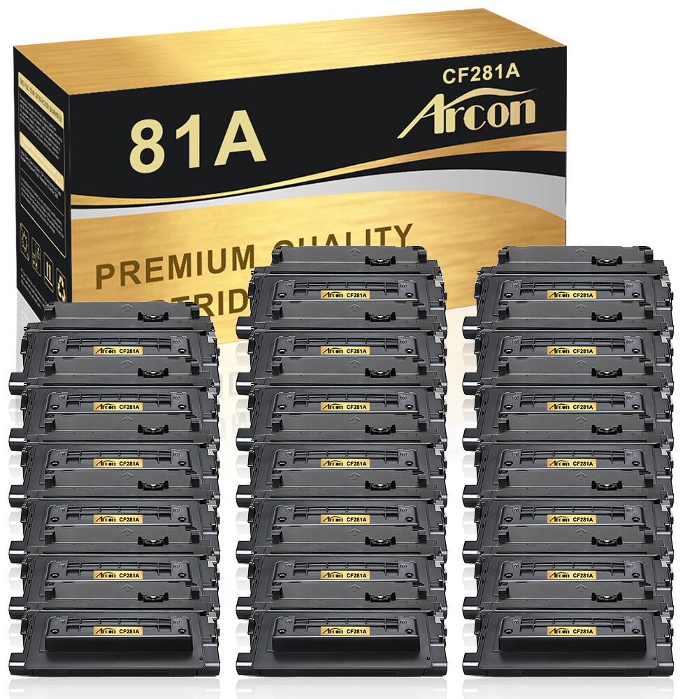 20 PACK CF281A 81A Toner Compatible with HP LaserJet Enterprise M630dn M604 M606