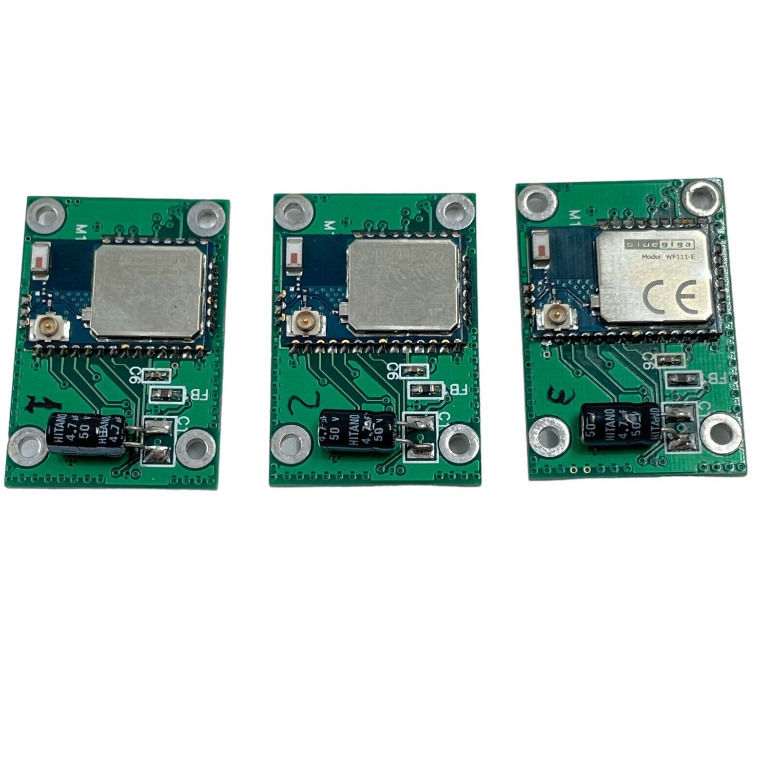  [3 Pcs] Silicone Labs BlueGiga WF111-E WiFi 802.11b/g/n Transceiver Module