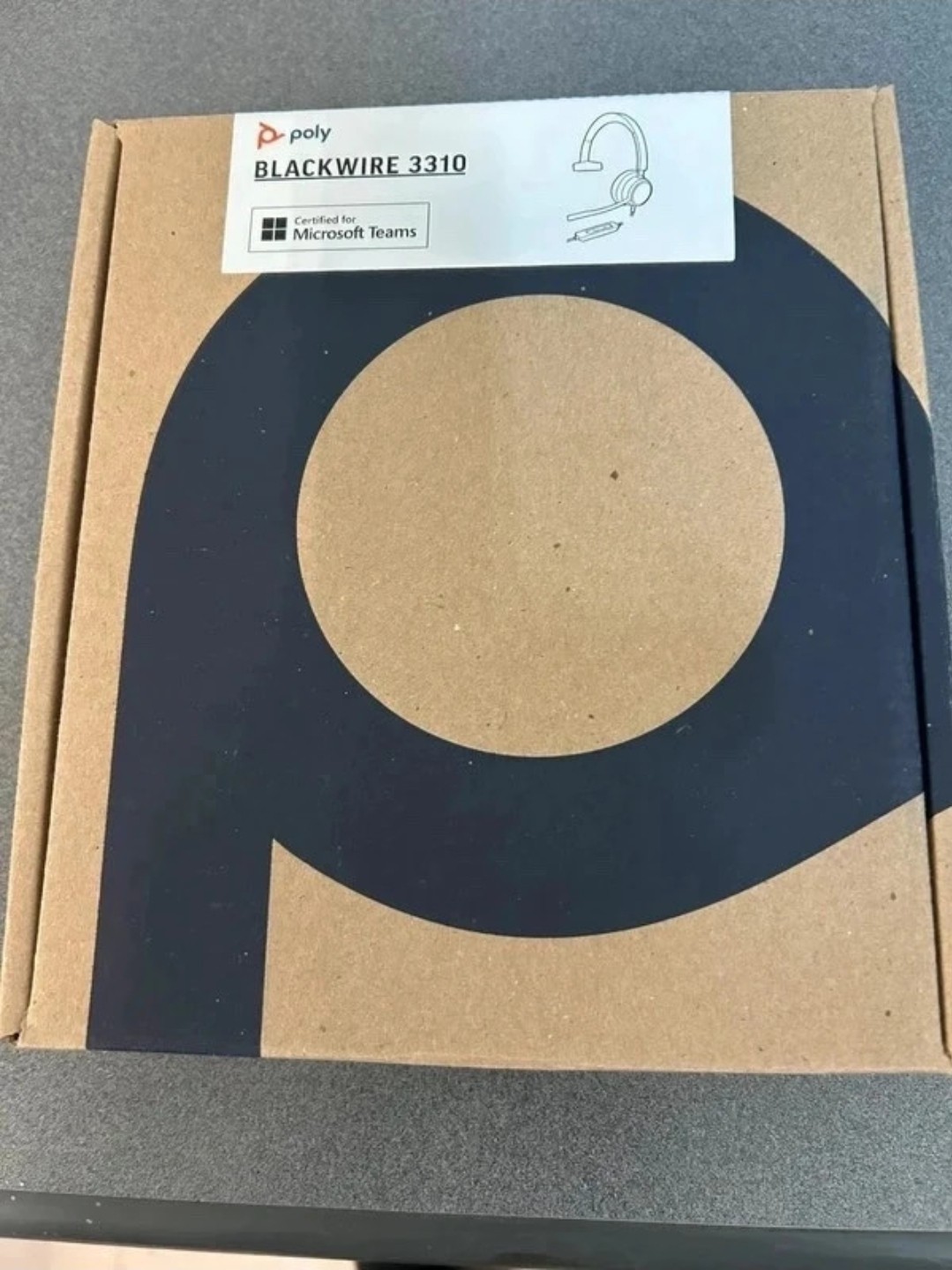 NEW Poly Blackwire 3310 Microsoft Teams USB-C Headset +USB-C/A