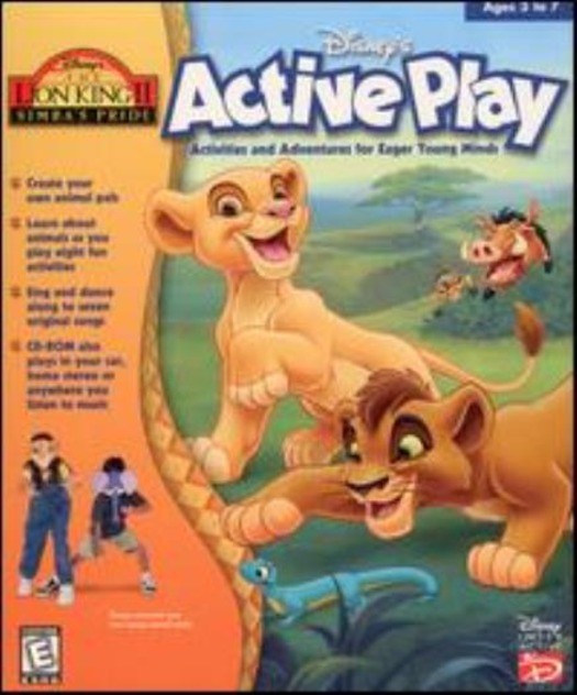 Disney's The Lion King II 2 Simba's Pride Active Play PC CD learn numbers game