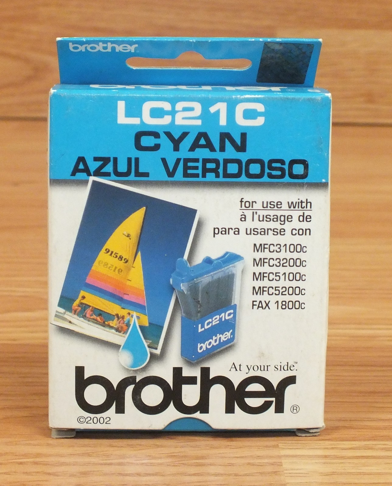 Genuine Brother (LC21C) Cyan Ink Cartridge Only Sealed in Box **EXPIRED** 