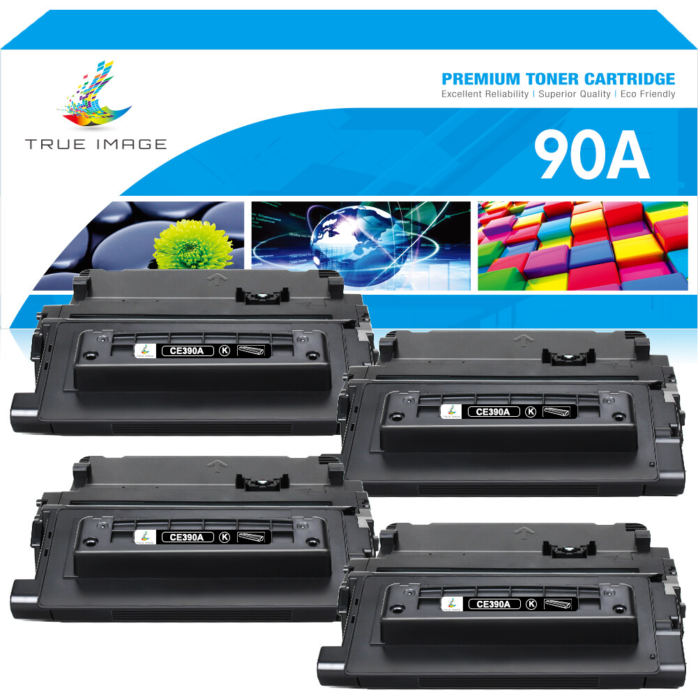 4PK CE390A Toner Compatible With HP 90A Laserjet Enterprise 600 M601 M602 M603