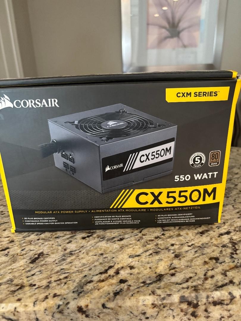Corsair CX Series CP-9020102-NA 550W 80 Plus Bronze ATX Modular Power Supply