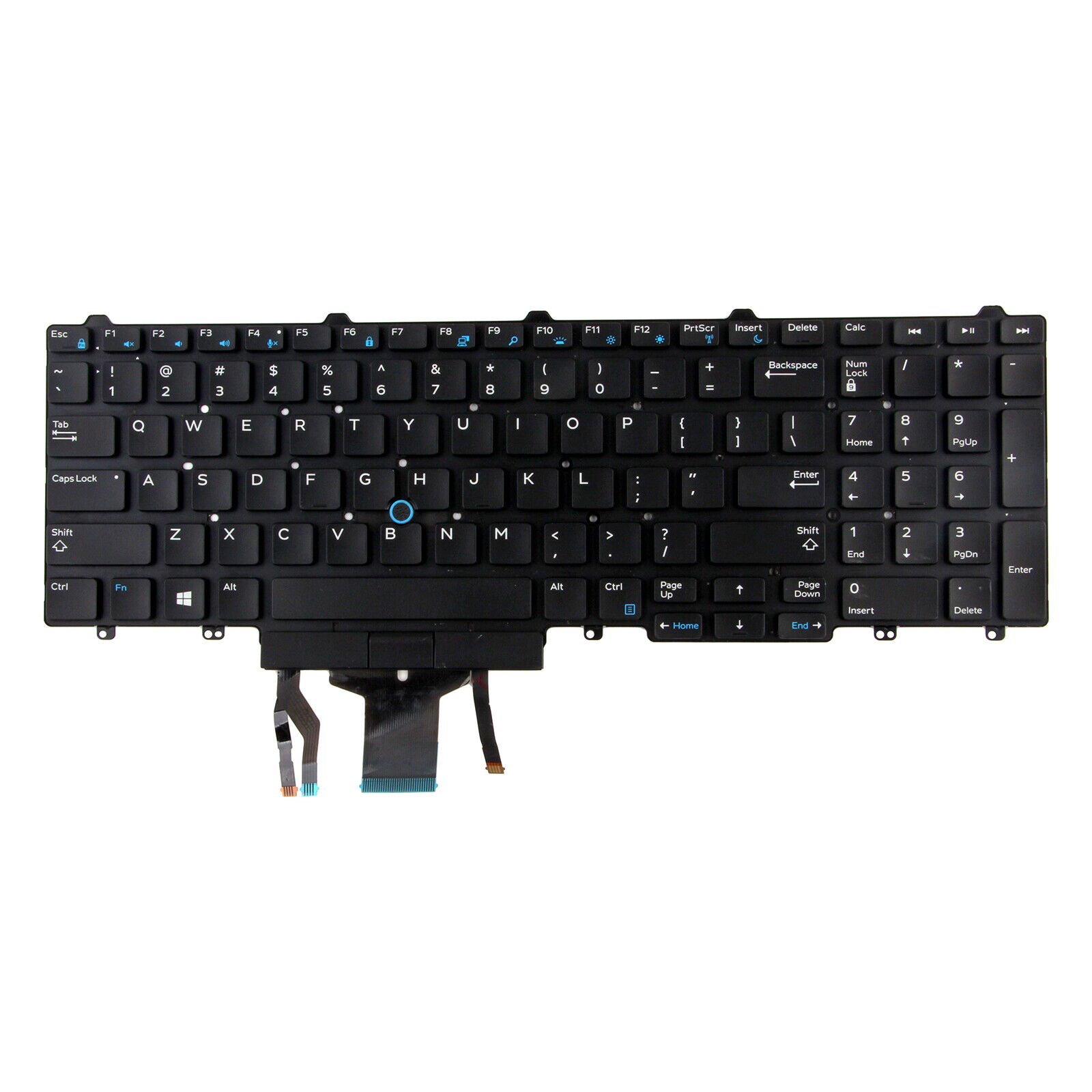 US Keyboard Backlit for Dell Latitude 5550 5570 5580 P60F 5590 5591 0383D7