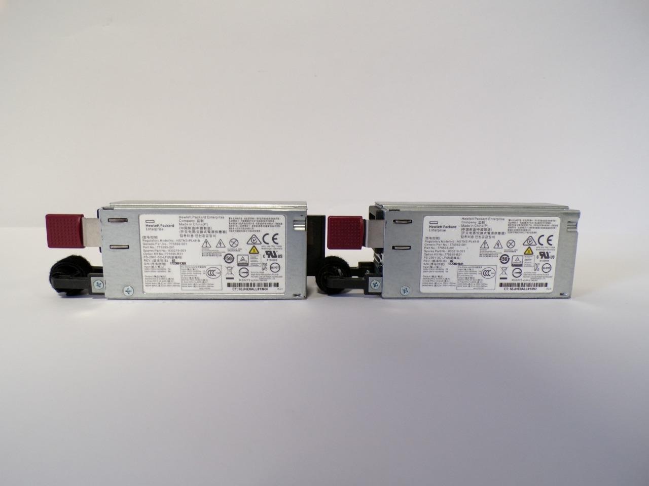 *Lot Of 2* HP 830219-001 900W DL20 ML150 Gen9 Hot Plug Power Supply (J539)