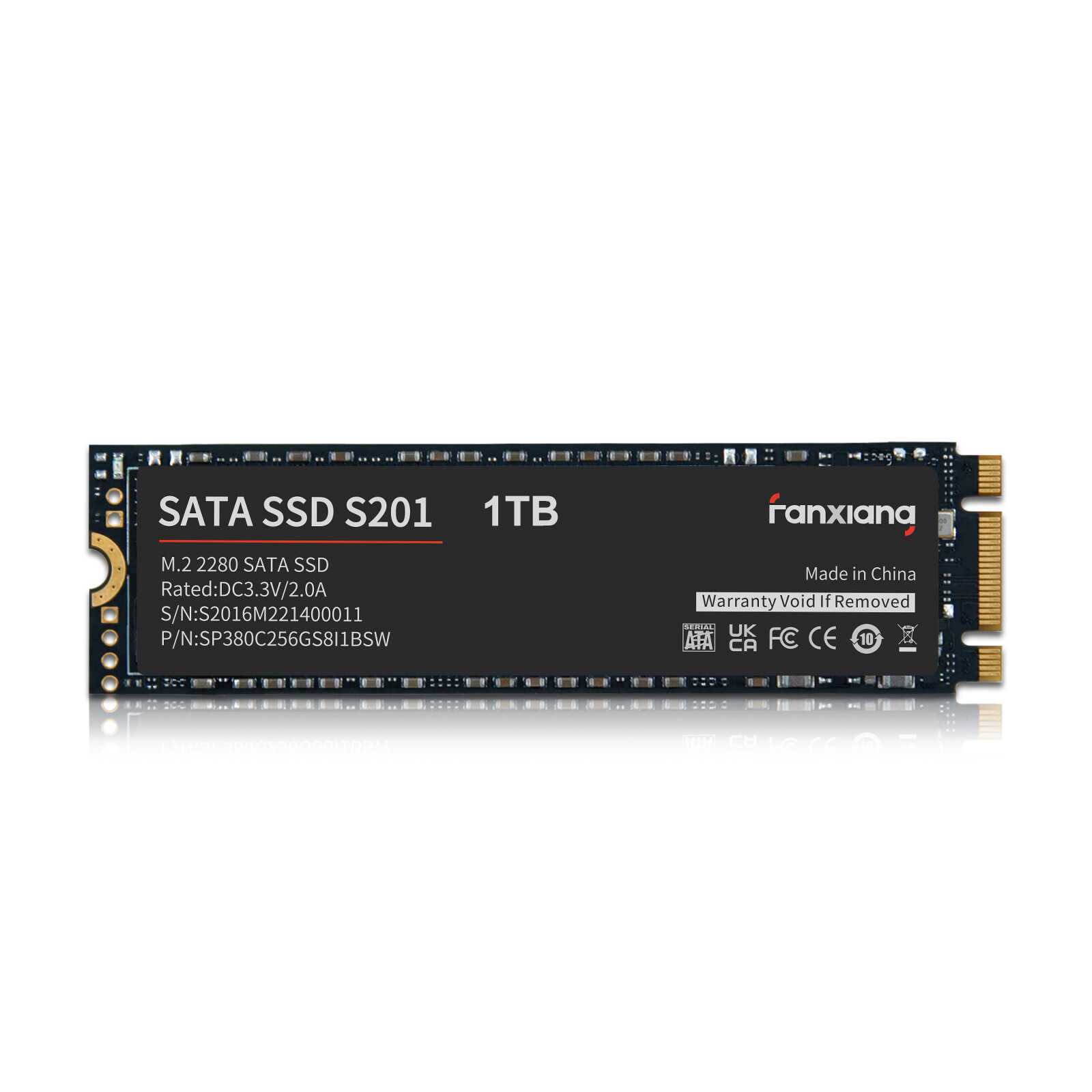 Fanxiang 1/5/10Pcs M.2 2280 SATA SSD 256GB 512GB 1TB 2TB TLC Internal SSD Lot