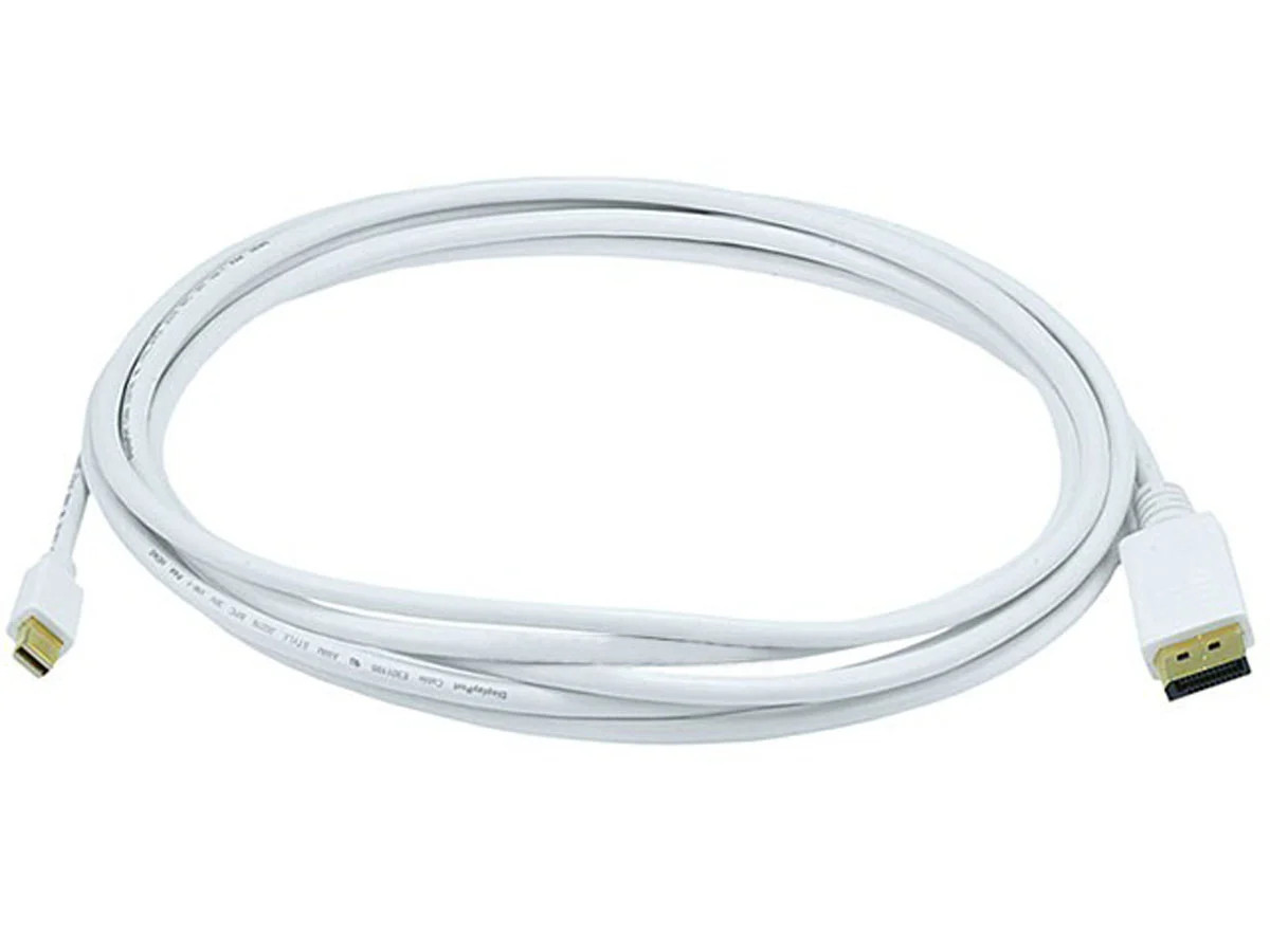 Monoprice Mini DisplayPort to DisplayPort Cable - Bidirectional, 32AWG,