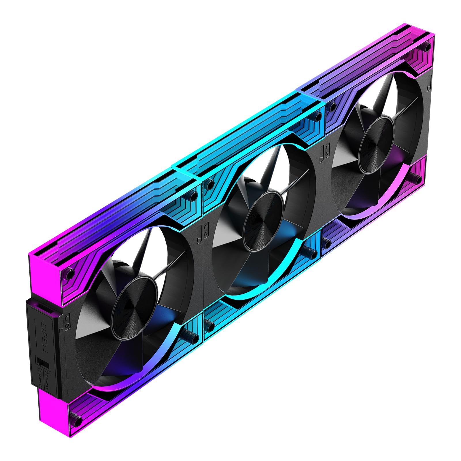 Jungle Leopard Interstellar V3 120mm PC Case Fan Infinity Mirror Module