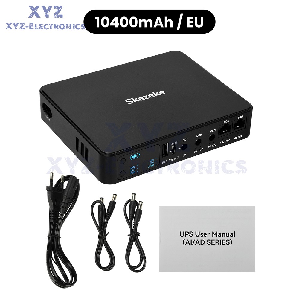 AD2P UPS Uninterruptible Power Supply Router Wifi Modem Emergency Battery Backup