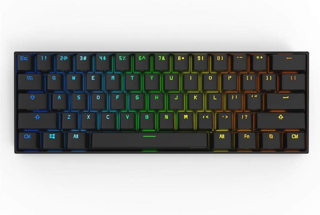 Anne Pro 2 Mechanical Keyboard Arrow Keys on up to 8 Hours Extended Battery Life