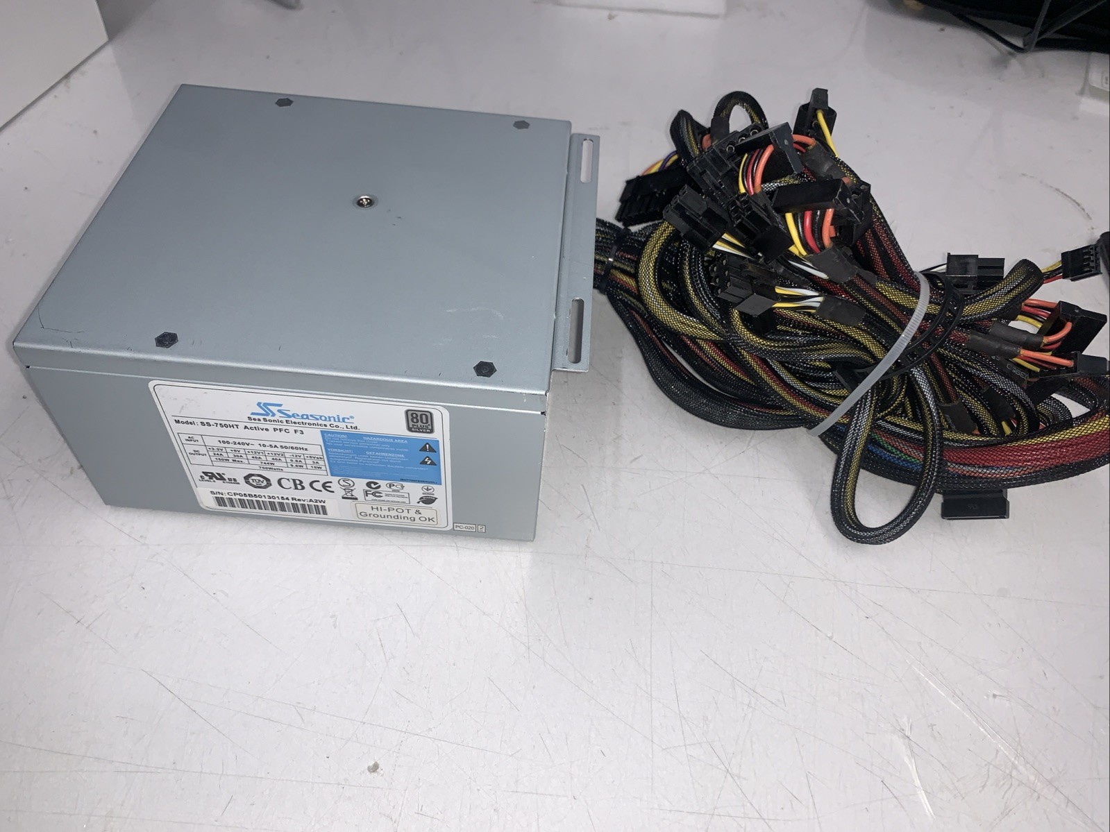 🔥 Seasonic SS-750HT 750W ATX 80 Plus Silver Active PFC Computer Power Supply