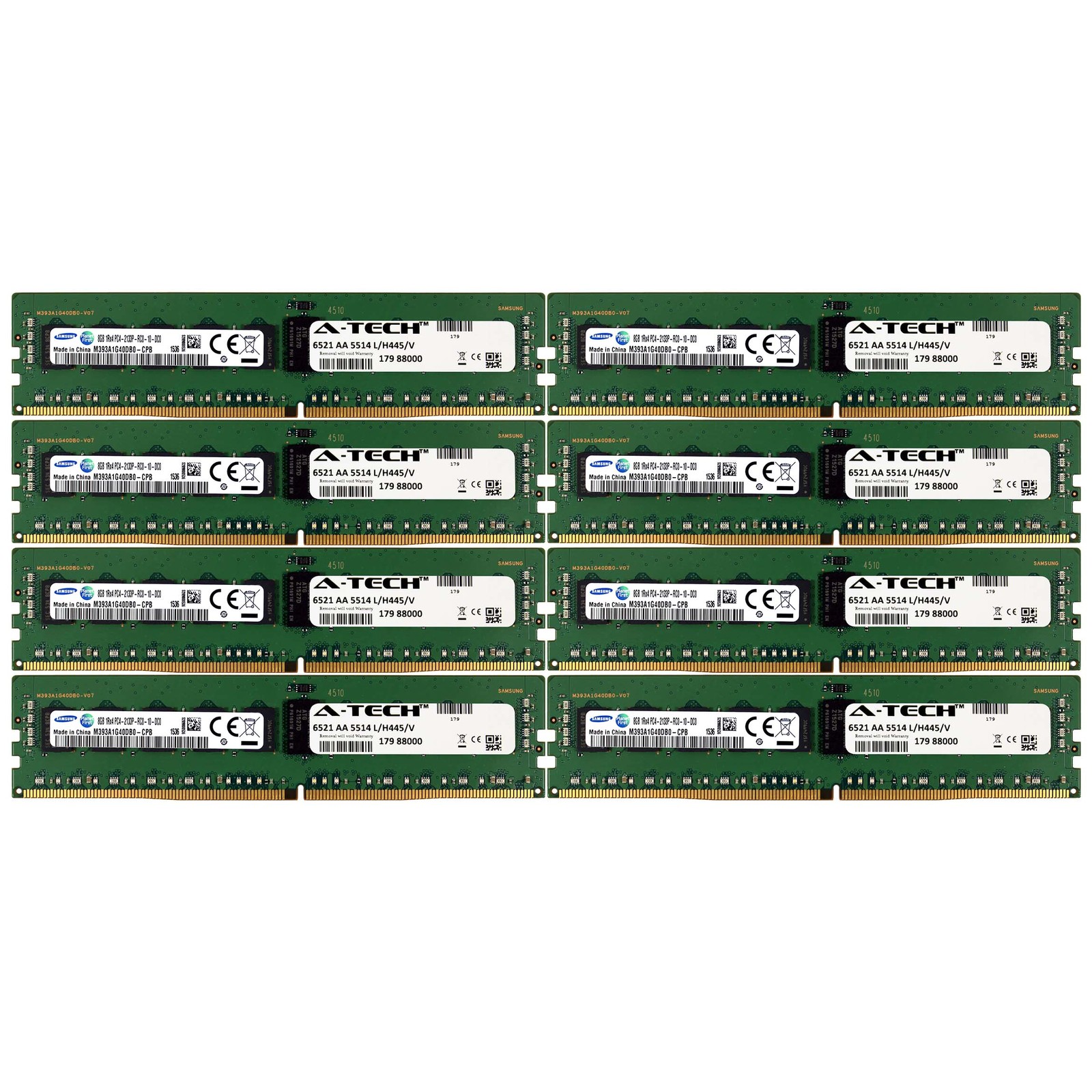 DDR4 2133MHz Samsung 64GB Kit 8x 8GB Lenovo ThinkServer TD350 Memory RAM