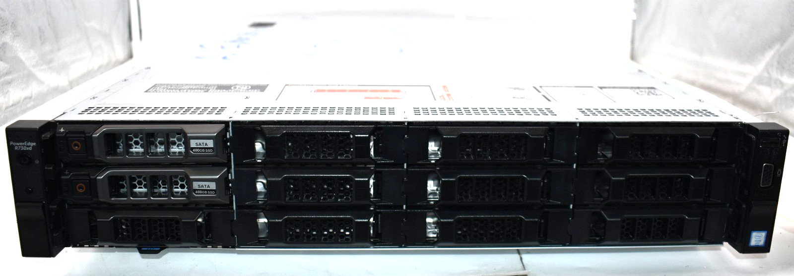Dell POWEREDGE R730XD Server 2x E5-2620 V4 2.10GHz 32GB RAM 2x 480GB SSD 12x3.5"