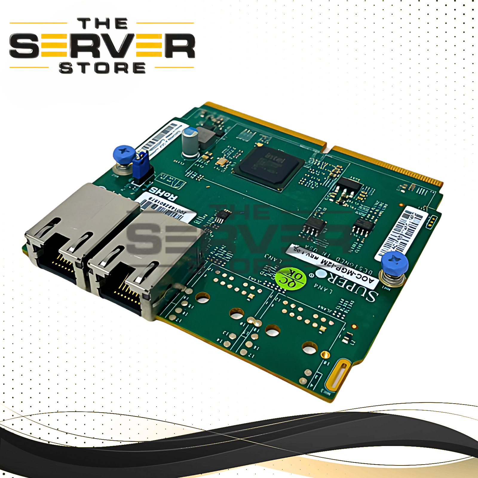Supermicro Dual Port RJ45 1Gbps Intel i350 SIOM Slot Network Card AOC-MGP-i2M