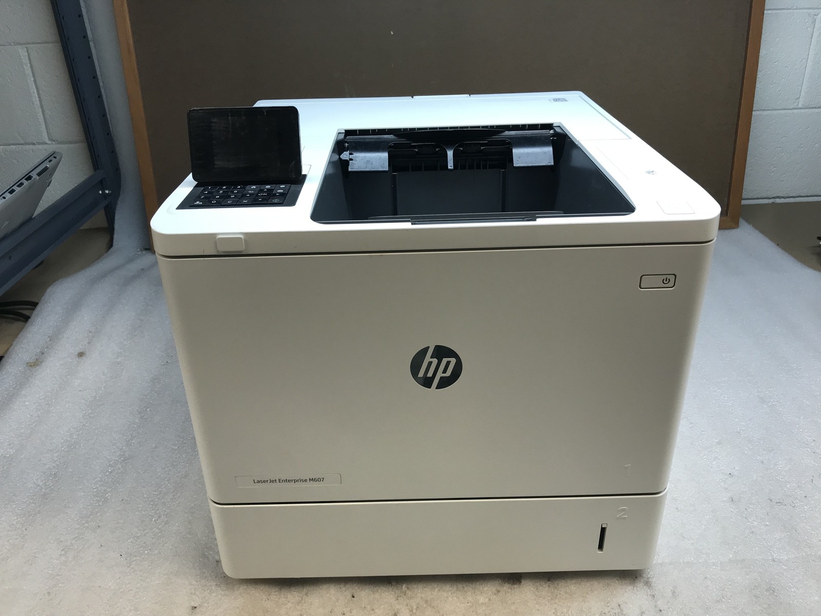 HP LaserJet Enterprise M607 Monochrome Laser Printer 5K Pages w/ 80% Toner