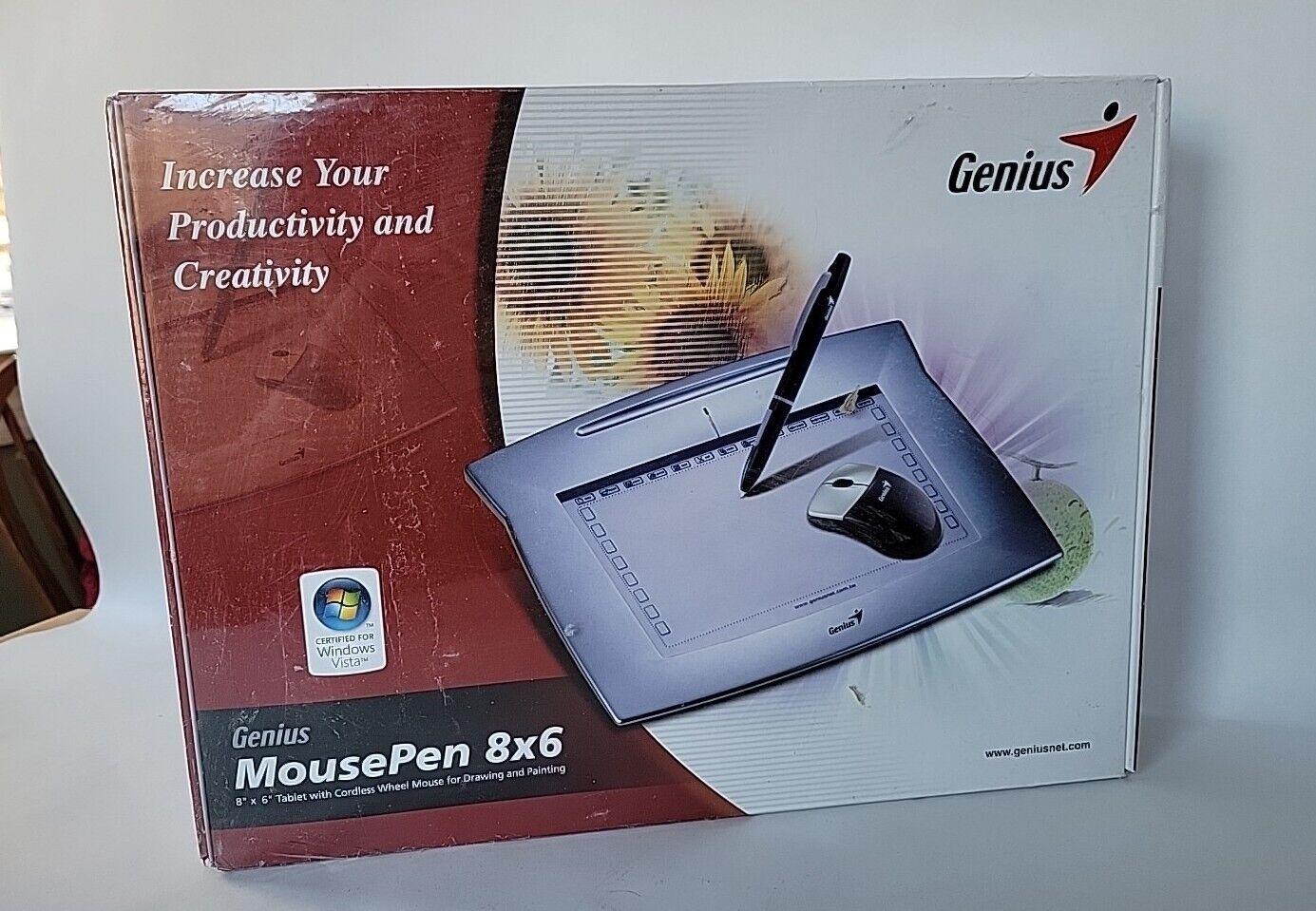 Genius MousePen Pen Tablet Silver 8x6\