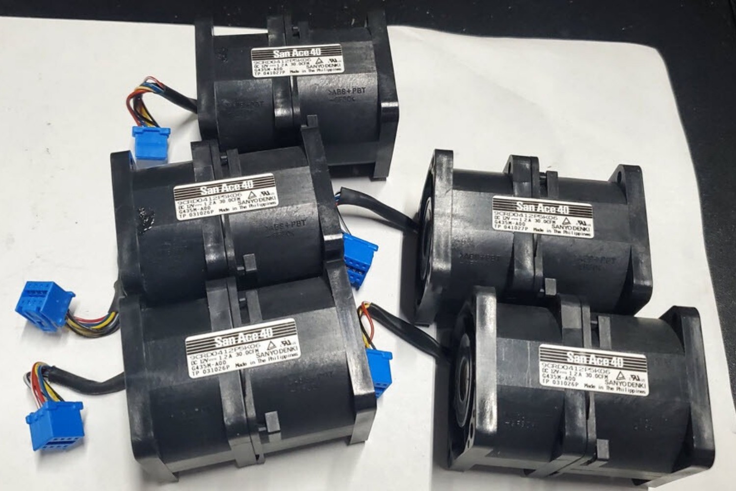 Lof of 5 Dell PowerEdge R310 Server Fan 12V San Ace 40 9CRD0412P5K06