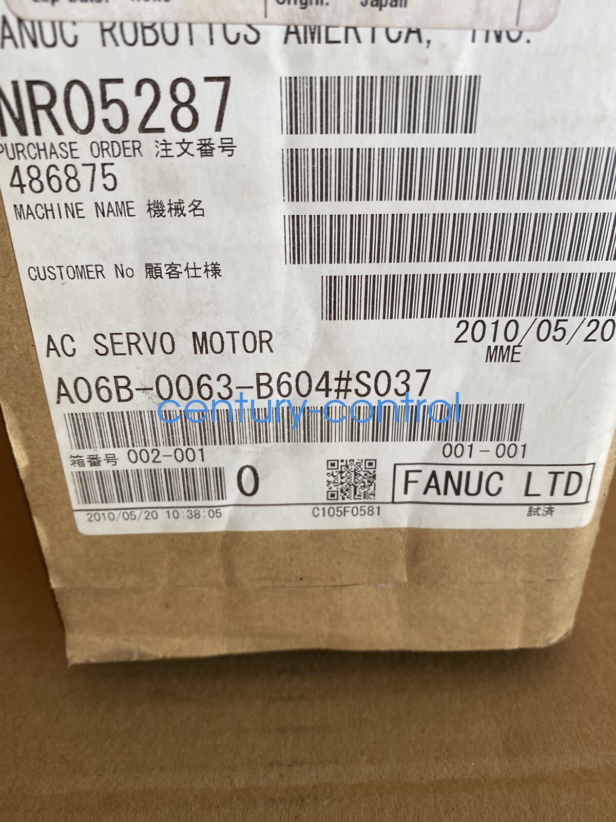 1PC NEW Fanuc A06B-0063-B604#S037 AC Servo Motor A06B0063B604#S037