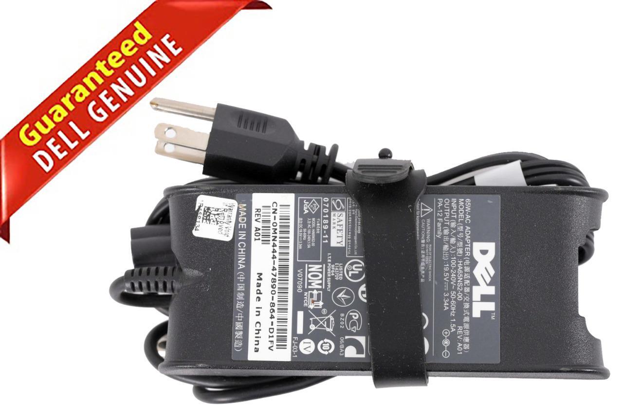 Dell MN444 Power Adapter 19.5 V 65W 0DF263 3.34
