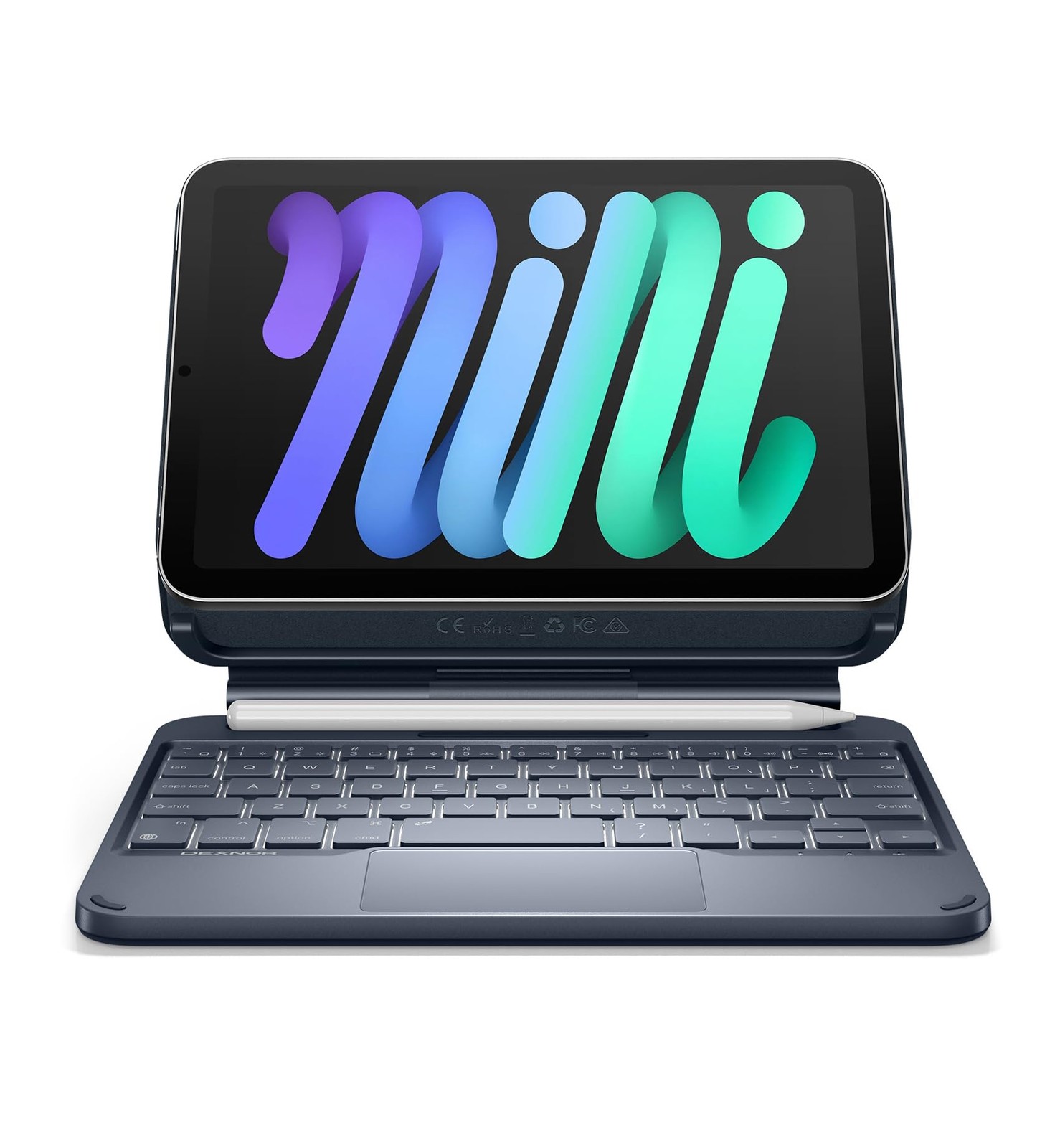 Dexnor for iPad mini 7 (A17 Pro)/Mini 6 Case with Keyboard 8.3" Floating