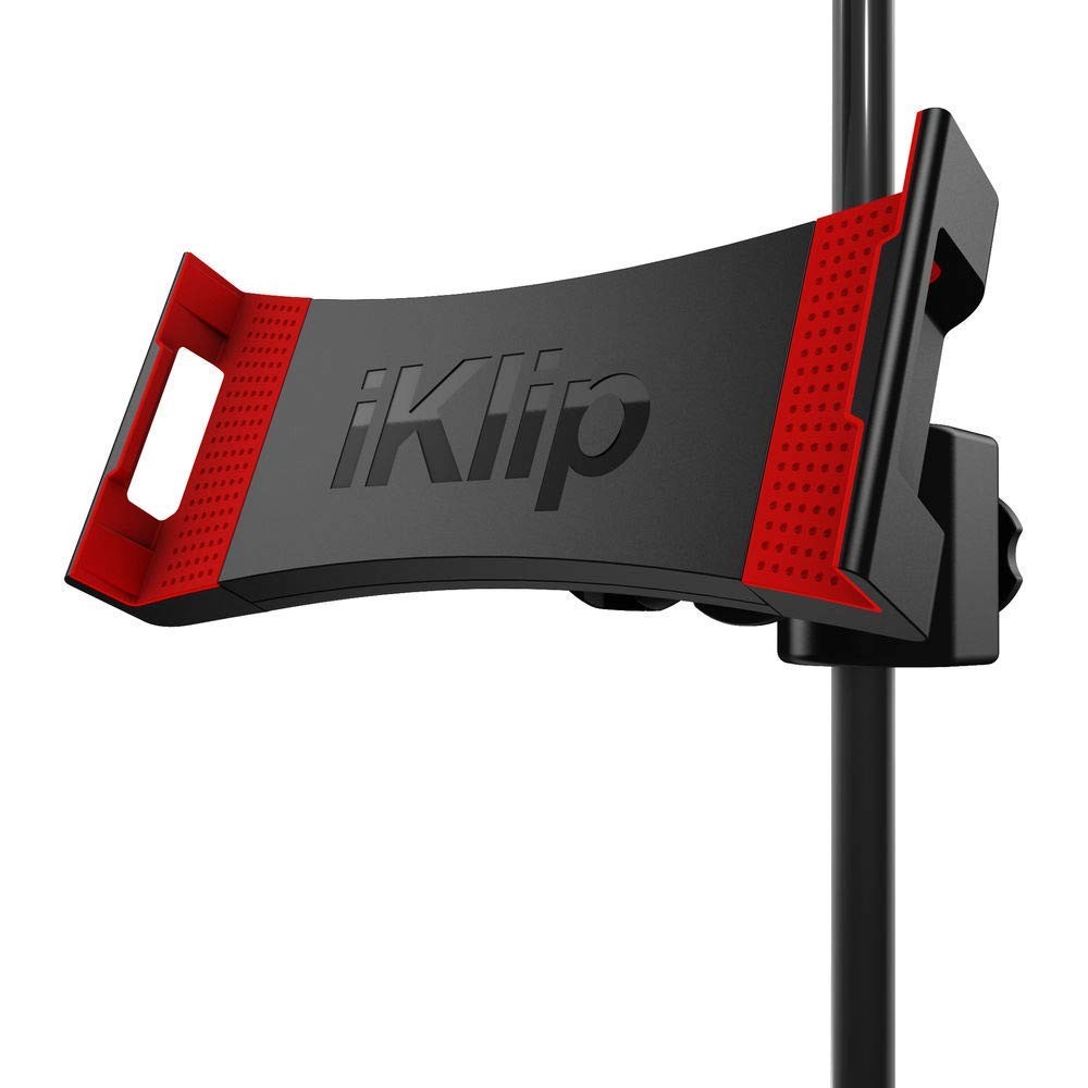 IK Multimedia iKlip 3 Tablet Holder for mic Stands, fits Mic Stand, Black