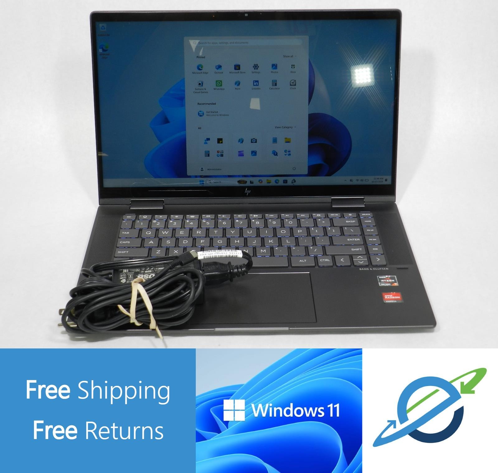 HP ENVY X360 2-IN-1 LAPTOP 15-FH0023DX | Ryzen 7 7730U | 512GB SSD | 16GB | WIN